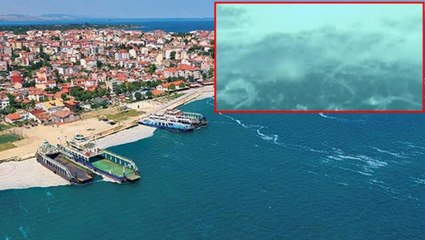 Görüntüleri Prof. Dr. Mustafa Sarı paylaştı! Marmara'yı kaplayan müsilaj Ege'ye doğru ilerliyor