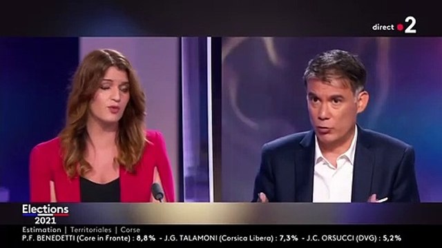 Régionales : Laurent Delahousse tacle en direct Marlène Schiappa et Olivier Faure