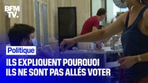 Des Français nous expliquent pourquoi ils n’ont pas été voter au premier tour des régionales