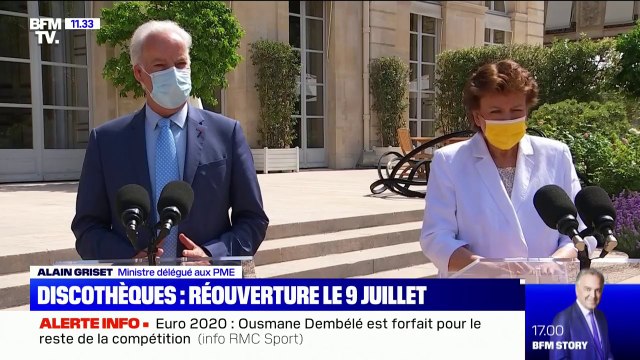 Les discothèques rouvriront le 9 juillet, annonce le ministre Alain Griset, sans port du masque obligatoire