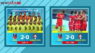 Nepal Vs Chinese Taipei (2-0) | Full Time | Nepal 2 - Chinese Taipei 0 | Summary | Nepal Football