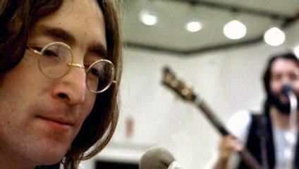 John imitates Yoko's singing - Very Funny!