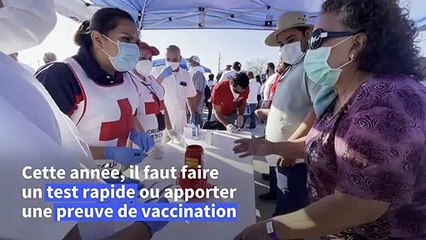 Retrouvailles, le temps d'un instant, à la frontière mexicano-américaine