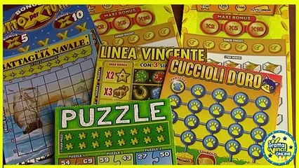 GRATTA E VINCI con Puzzle, Cuccioli d'oro e...