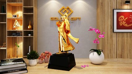 Đẳng Cấp Quà Tặng Game Thủ- Tượng Phái Tiêu Giao Mạ Vàng 24K - Golden Gift Việt Nam