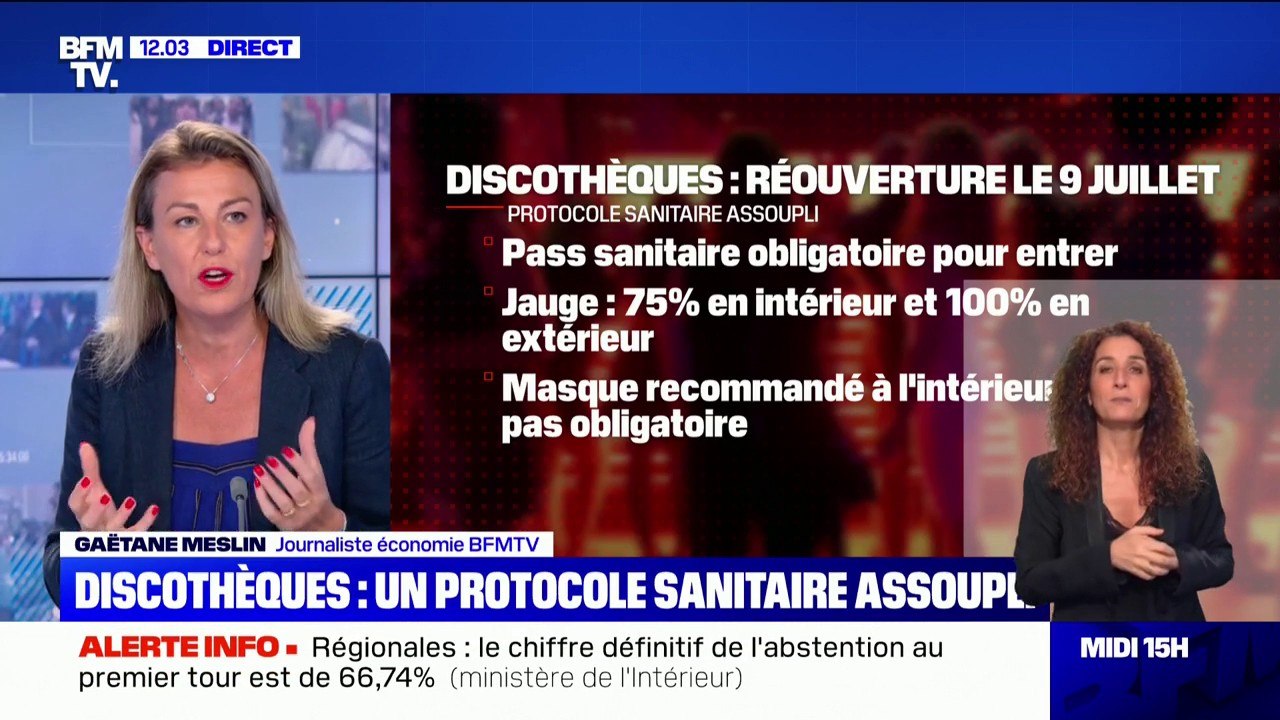 Quel protocole sanitaire pour la réouverture des discothèques ?
