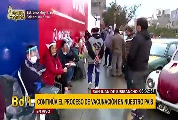 SJL: adultos de 58 años empiezan a ser vacunados desde hoy