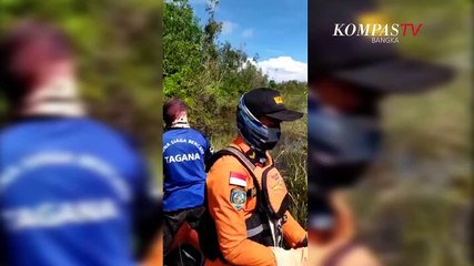 Detik - detik Evakuasi Jasad Korban yang Tewas Diterkam Buaya di Belitung Timur