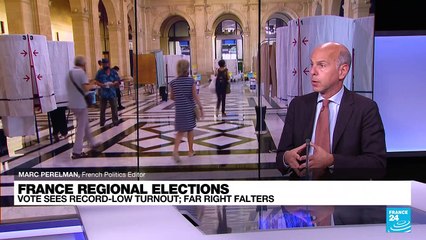 Setbacks for Le Pen, Macron parties in French regional vote