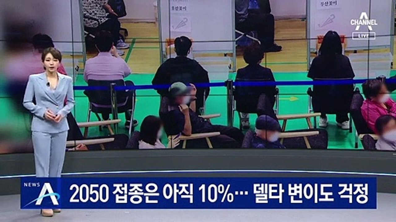 2050 백신 접종률 아직 10%…델타 변이도 걱정