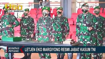 Letjen Eko Margiyono Resmi Menjabat Sebagai Kasum TNI