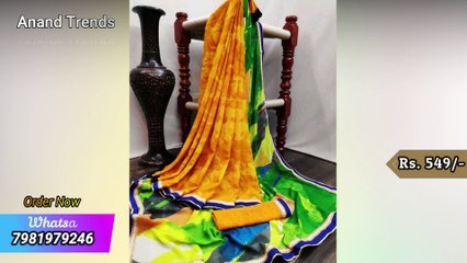 Georgette saree collection anand fashions