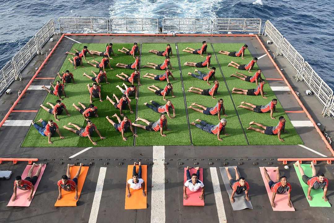 Welt-Yoga-Tag: Indien preist Yoga als Corona-Prophylaxe an
