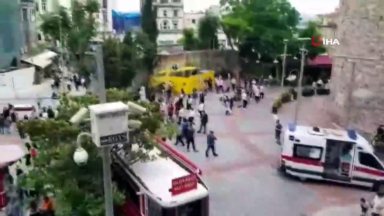 Tarihi Galata Kulesi'nde intihar girişimi