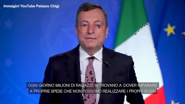 Draghi: Immorale, ingiusta e miope la discriminazione delle donne