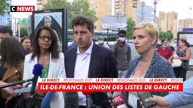 Julien Bayou, Clémentine Autain et Audrey Pulvar annoncent la fusion de leurs listes en Ile-de-France