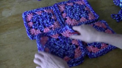 TUTO CROCHET Comment faire un coussin avec grosse laine