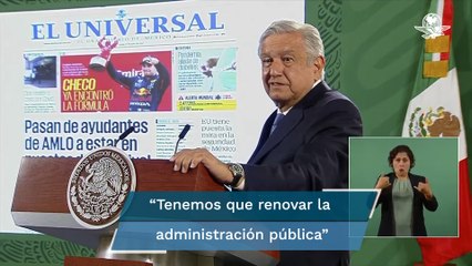 AMLO defiende superpuestos de sus ayudantes; afirma que son jóvenes preparados
