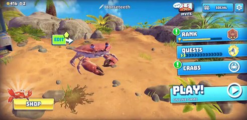 Playing 'King of Crabs' on Android_IOS