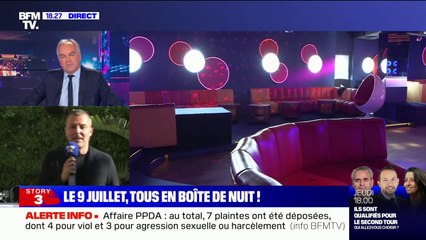 Pour Jean Roch, la réouverture des boîtes de nuit le 9 juillet est "un soulagement incroyable"