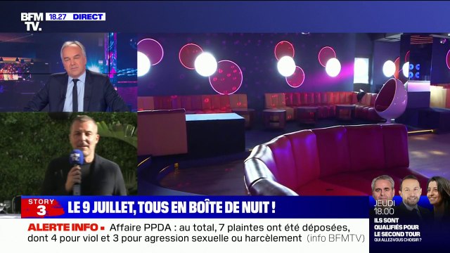 Pour Jean Roch, la réouverture des boîtes de nuit le 9 juillet est un soulagement incroyable