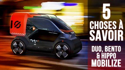 Video herunterladen: Duo, Bento, Hippo, 5 choses à savoir sur la gamme Mobilize 100% électrique de Renault