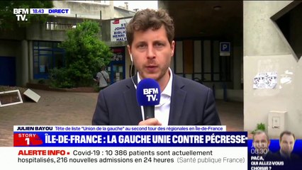 Julien Bayou: "Valérie Pécresse ne dit pas si elle candidate à la présidence de la région ou à la présidence de la République française"