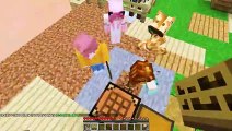 10 Friends On ONE BLOCK In Minecraft!