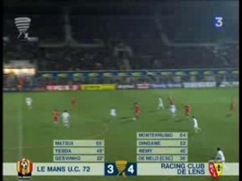 Le Mans - Lens - De melo 4-4