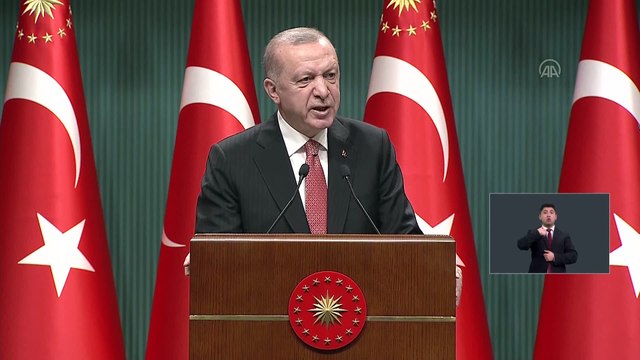 ANKARA - Cumhurbaşkanı Erdoğan: '(Kovid-19) Son bir haftada nüfusuna oranla dünyada en çok aşı yapan ülke konumundayız'