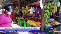 Medidas de cuarentena en Santiago afectan a comercios - Nex Noticias