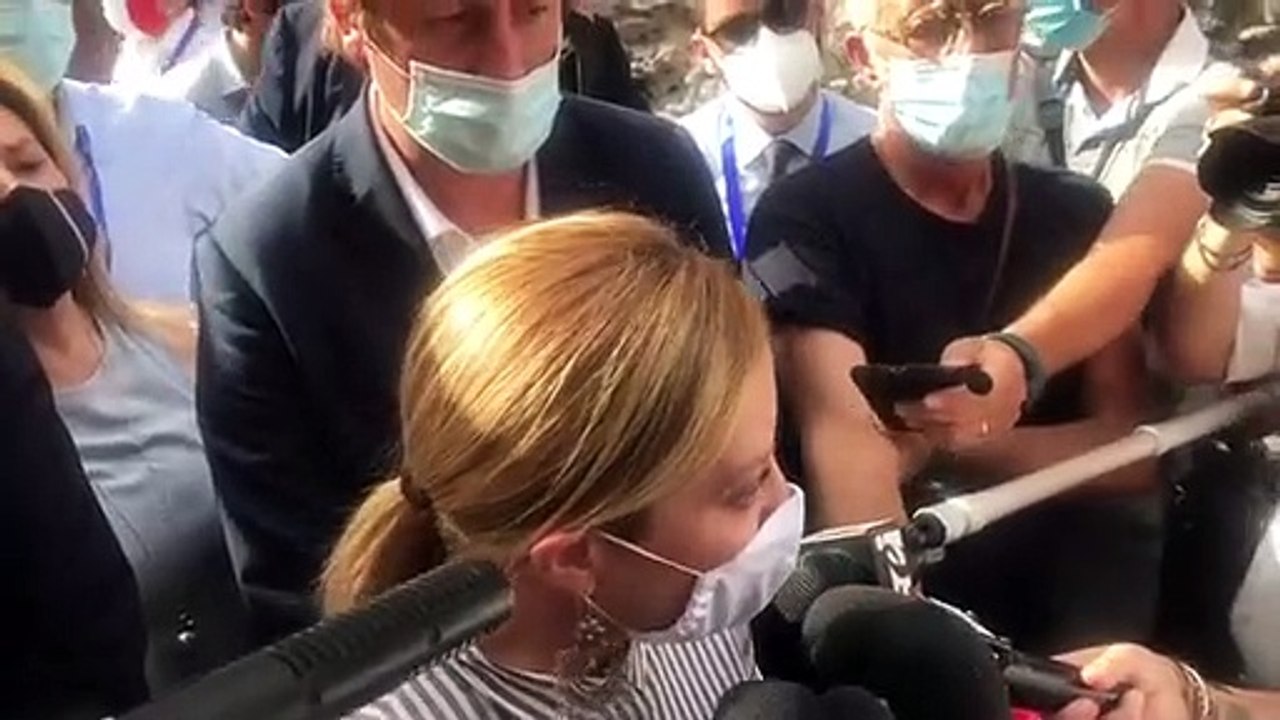 Sicilia, Meloni: "Musumeci ricandidato Presidente? Presto per dirlo, noi leali con lui"