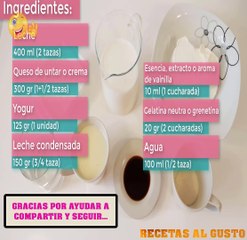 Cremoso Postre Sin Horno Fácil y Delicioso