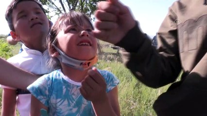 AĞRI - Suriye, İran ve Afganistanlı aileler piknikte bir araya geldi