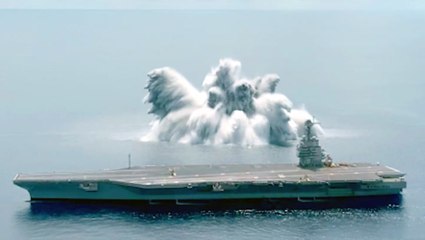 New footage shows explosive tests carried out by the US Navy near Florida