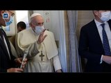 وسط إجراءات أمنية مشددة.. البابا فرنسيس يصل العراق في زيارة تاريخية #إرم_نيوز