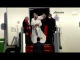 البابا فرنسيس يصل إلى بغداد في مستهل أول زيارة بابوية للعراق على الإطلاق #إرم_نيوز