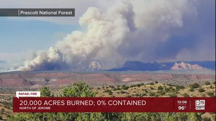 Multiple fires burning in Arizona, evacuations ordered