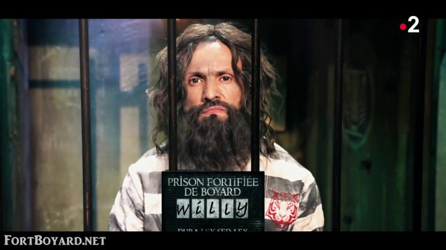 Fort Boyard 2021 : introduction de la Prison fortifiée de Boyard avec le chef prisonnier Willy Rovelli