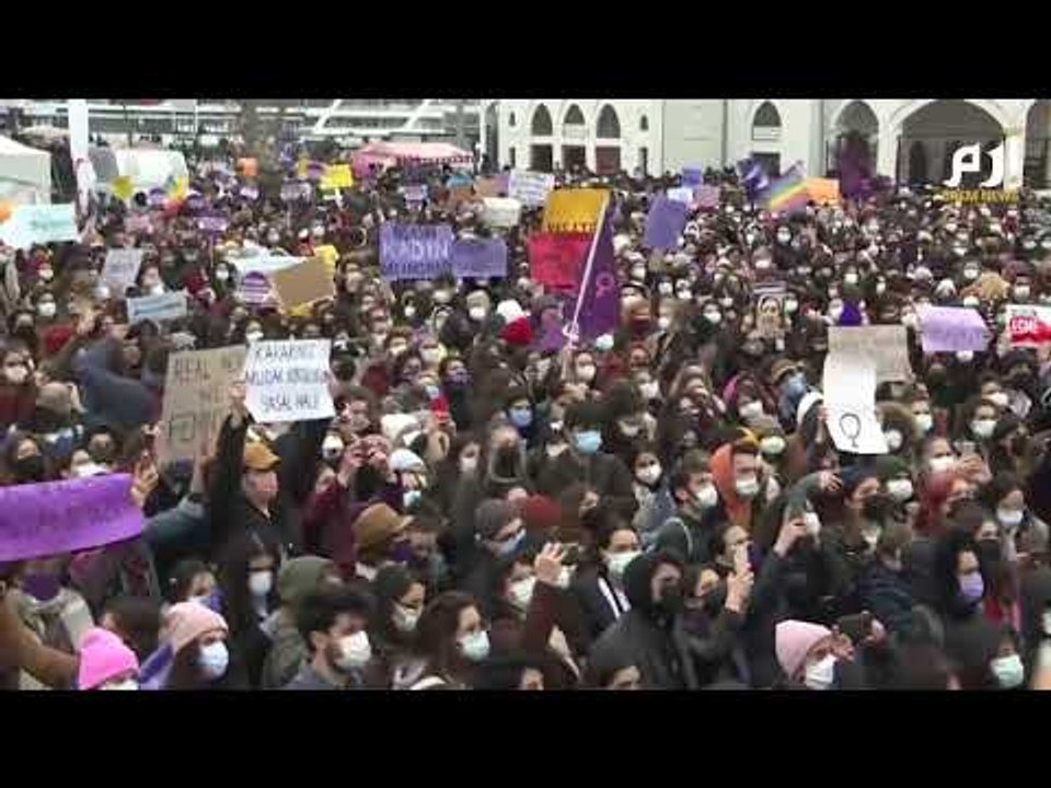 احتجاجات عارمة في اسطنبول رفضا لقرار أردوغان  | #إرم_نيوز