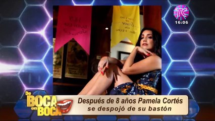 “He logrado dejar el bastón”: Pamela Cortés habla de su enfermedad
