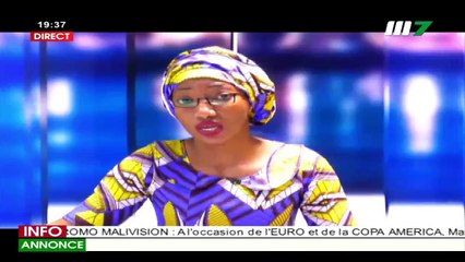 JT BAMBARA 19H30 DU 21 JUIN 2021