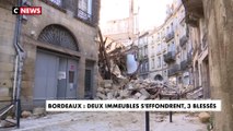 Bordeaux : trois blessés dans l’effondrement de deux immeubles