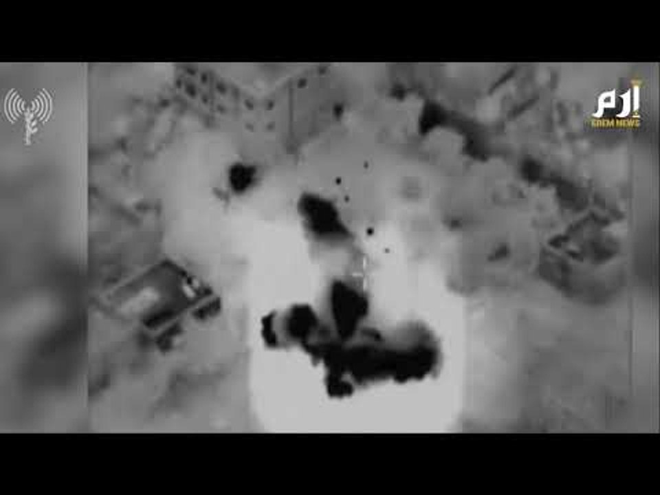 الجيش الإسرائيلي ينشر فيديو يظهر قصفا لمواقع تابعة لحماس
