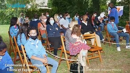 Cérémonie d'investiture - Tisons et Explos de l'année 2020-2021 DIAPORAMA