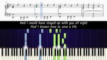 How To Play Piano Part Of How To Save A Life By The Fray (Sheet Music)