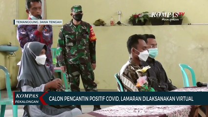 Warga Temanggung Gelar Lamaran Pernikahan Secara Virtual