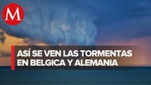Grandes tormentas afectan Belgica y Alemania