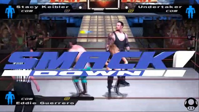 Here Comes the Pain Stacy Keibler vs Undertaker vs Eddie Guerrero