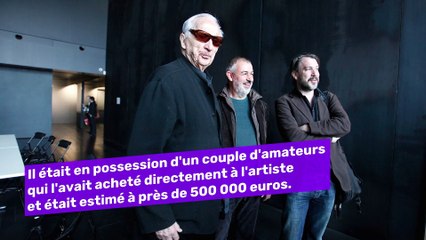 Une oeuvre de Pierre Soulages a été vendue 1,6 million d'euros